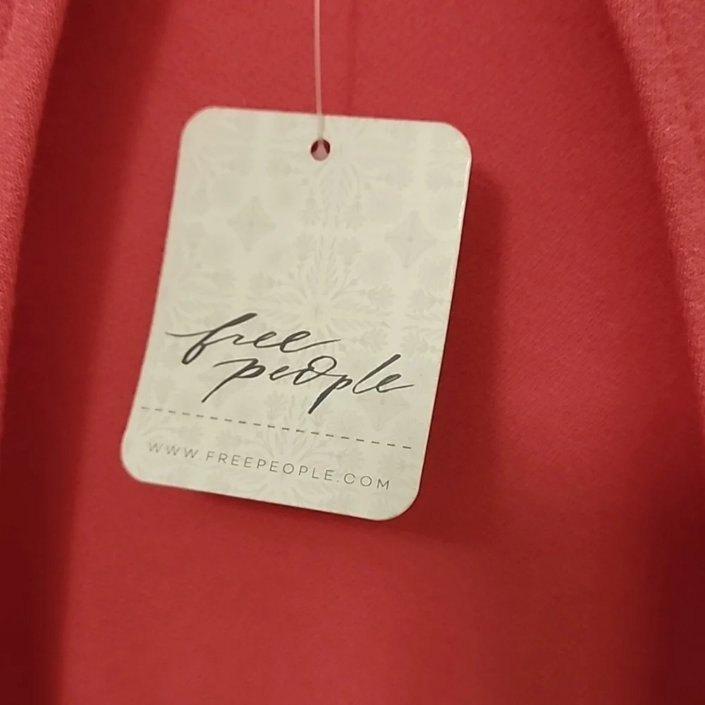 Free People Women's Bella Rose Color Midi Dress.  Size S - Picture 6 of 10